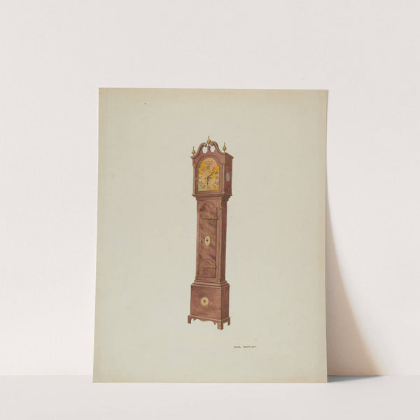 Grandfather Clock, Angular View by Dana Bartlett