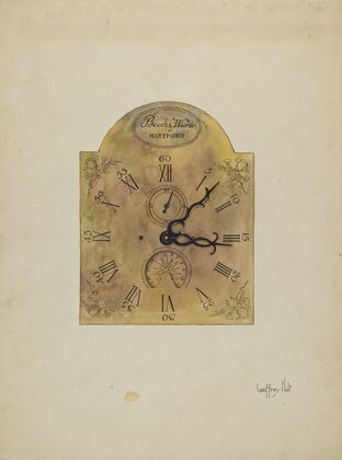 Grandfather Clock Dial