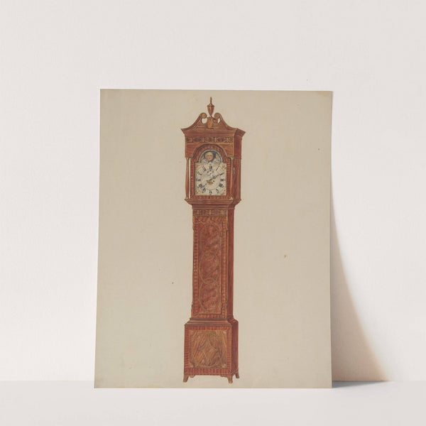 Grandfather Clock (Timepiece) by Francis Law Durand