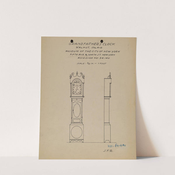 Grandfather's Clock by J.F. Rust