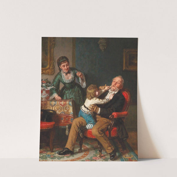 Grandfather’s Visit by Leopold Loeffler