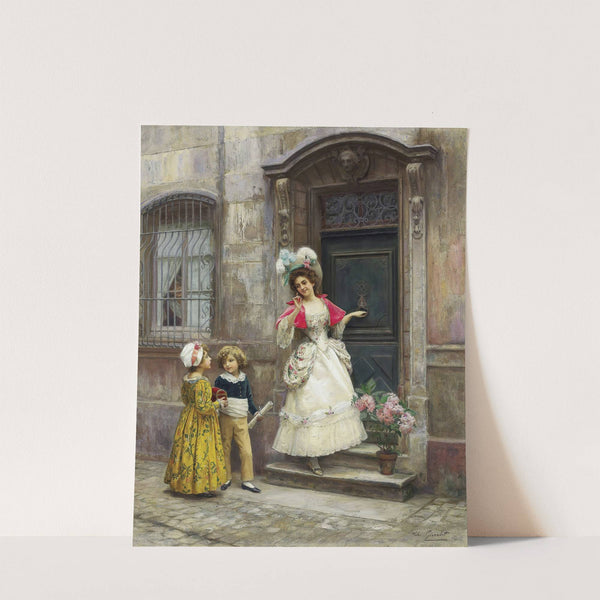 Grandmother's Birthday by Jules Girardet