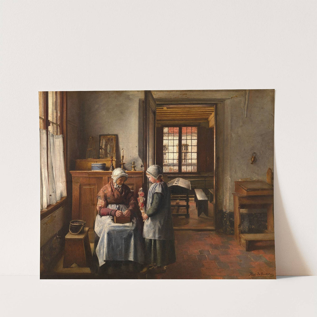 Grandmother's Feast by Henri de Braekeleer