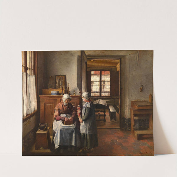 Grandmother's Feast by Henri de Braekeleer