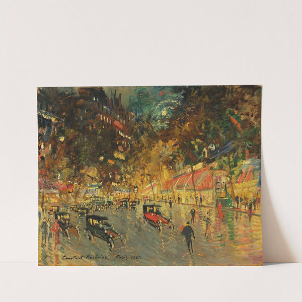 Grands Boulevards, Richelieu-Drouot by Konstantin Alexeevich Korovin