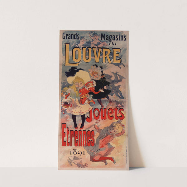 Grands magasins du Louvre. Jouets, étrennes 1891 (1890) by Jules Chéret