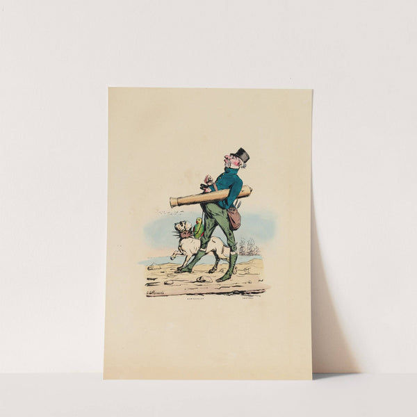 Grands projets. Attitude calme et imposante by Charles-Joseph Traviès de Villers