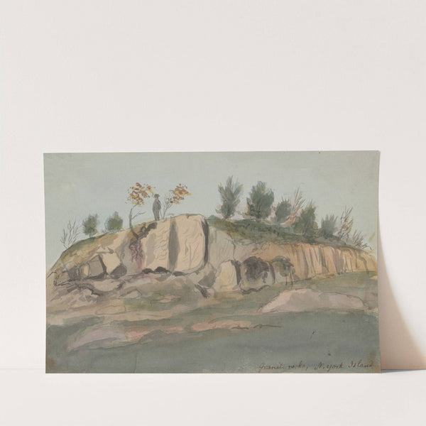 Granite rocks, N. York Island by Alexander Anderson