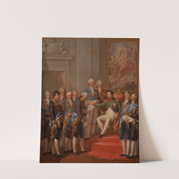 Granting of the Constitution of the Duchy of Warsaw by Napoleon (1811) by Marcello Bacciarelli