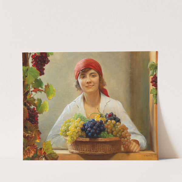 Grape Harvest by Franz von Matsch