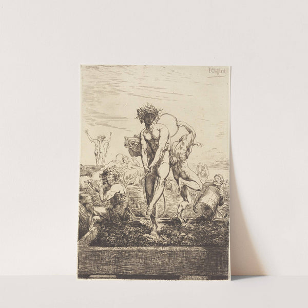 Grape Harvest by François-Nicolas Chifflart