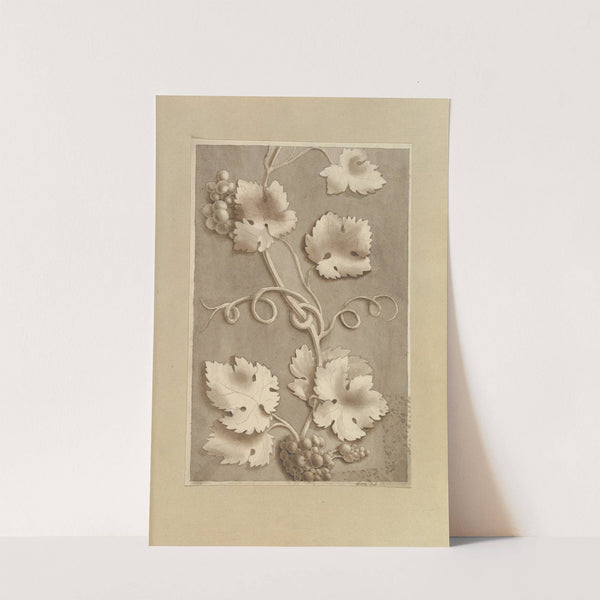 Grapes and Vine-leaves by Alfred Henry Forrester