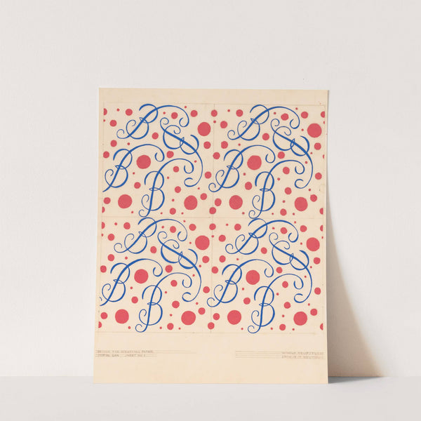 Graphic design drawings for Barricini Candy packages (1948) by Winold Reiss