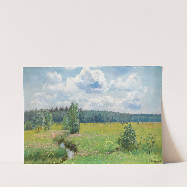 Grasslands Of The Świsłocka Forest - Scorching June by Stanislaw Zukowski