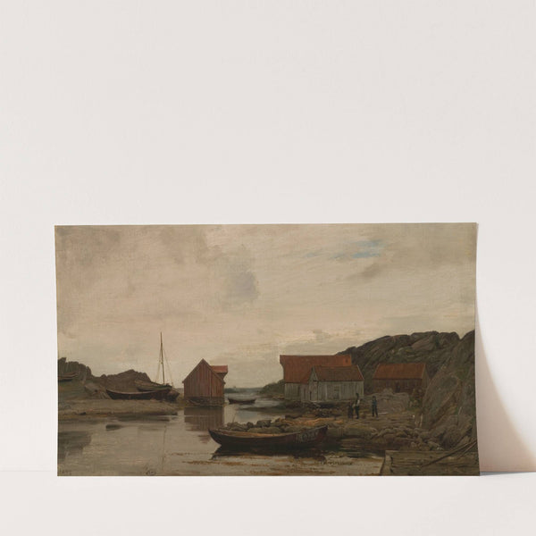 Gråvær, Skudesnes (1873) by Amaldus Nielsen