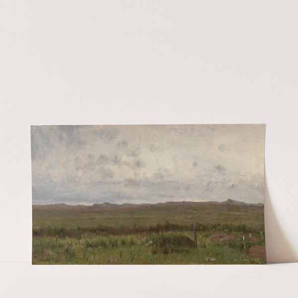 Graves of Travellers, Fort Kearny, Nebraska (1866) by Worthington Whittredge