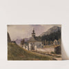 Graveyard in Ischl by Rudolf von Alt
