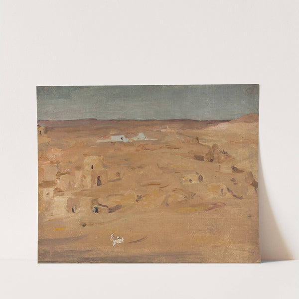 Graveyard in the desert. From the journey to Egypt by Jan Ciągliński