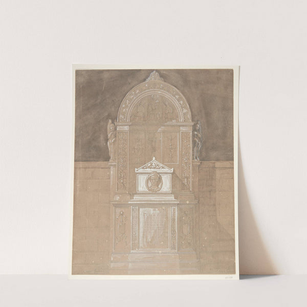 Gravmæle over baron C F von Rumohr 1845 by Gottfried Semper