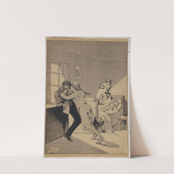 Gravure de presse (Le Journal illustré) (1882) by Léon Choubrac