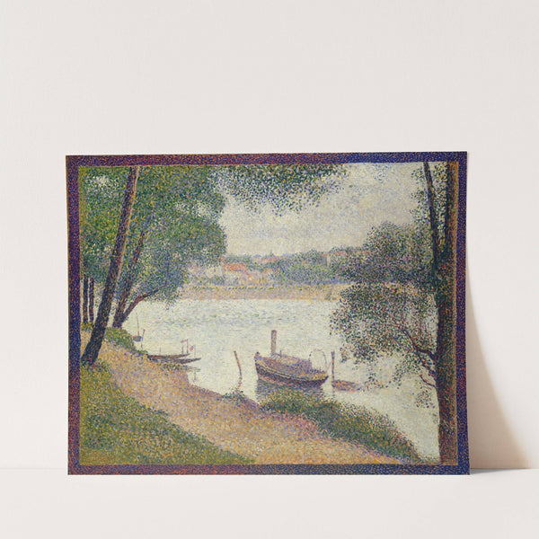 Gray Weather, Grande Jatte (ca. 1886–88) by Georges Seurat