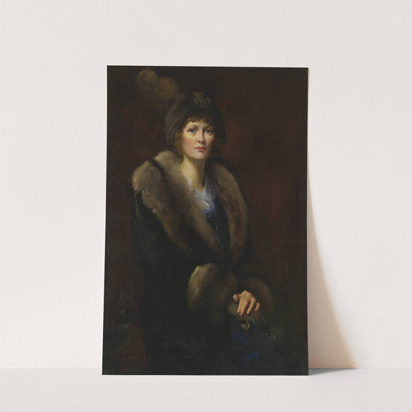 Grazia in Hat and Fur Collar by Antonio Barone