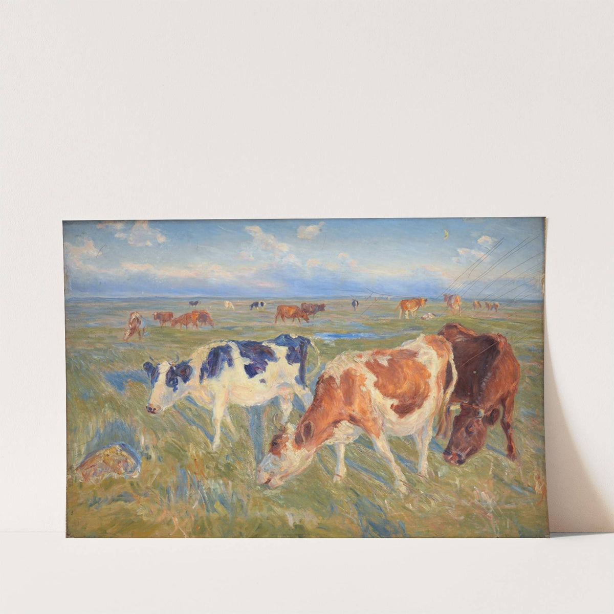 Grazing Cows on the Island of Saltholm by Theodor Philipsen