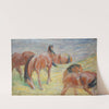 Grazing Horses I (1911) by Franz Marc
