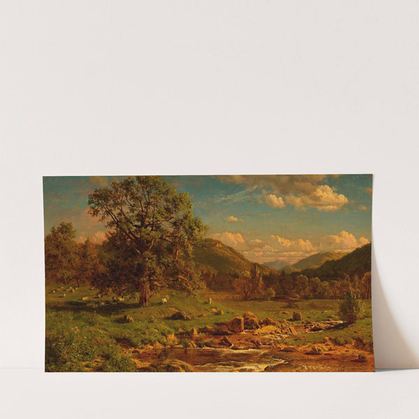 Grazing Sheep at Headwaters of a Stream (1862) by John S. Jameson