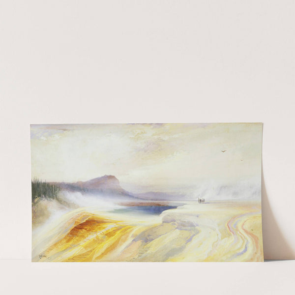 Great Blue Spring of the Lower Geyser Basin, Firehole River, Yellowstone (1872) by Thomas Moran