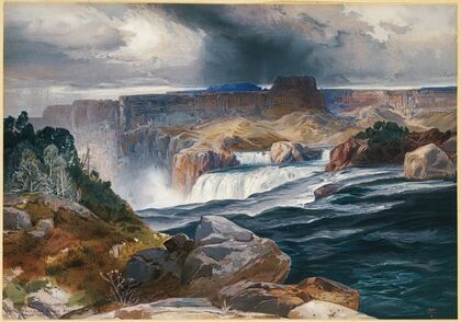 Great Falls of Snake River, Idaho Territory
