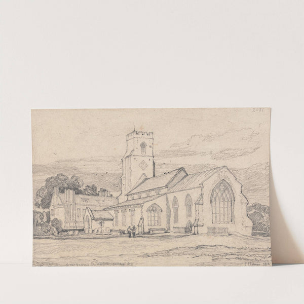 Great Snoring Church, Norfolk (1815 to 1816) by John Sell Cotman