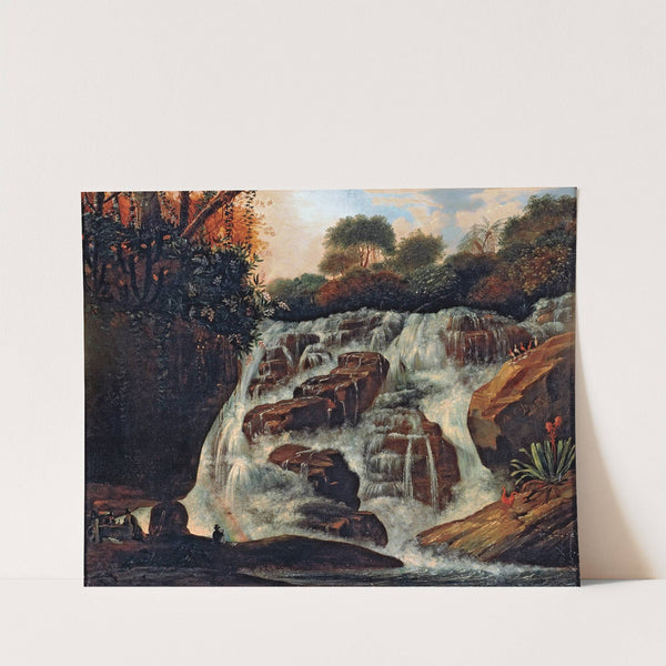 Great Tijuca Waterfall by Manuel de Araújo Porto-Alegre