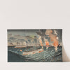 Great Victory of Our Forces in the Yellow Sea; Number Four (1894) by Kobayashi Kiyochika