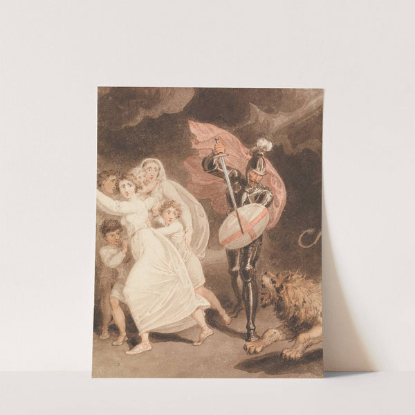 Greatheart's Battle with Grim by Richard Westall