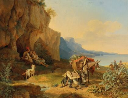 Greece, resting on the way to the market