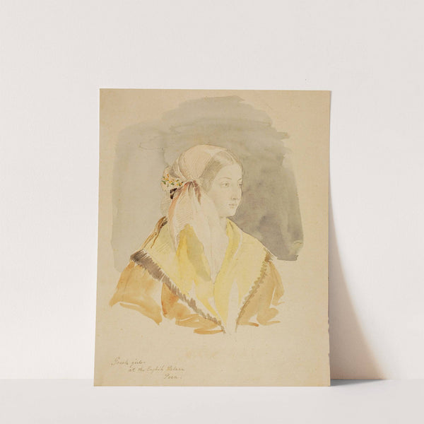 Greek Girl at the English Palace, Pera by Miner Kilbourne Kellogg