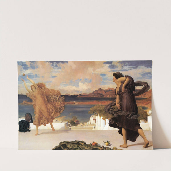 Greek girls playing ball (1871) by Frederic Leighton