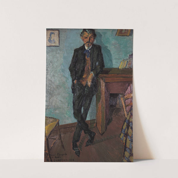 Greek Poet Fernand Mazade by Georges Sabbagh