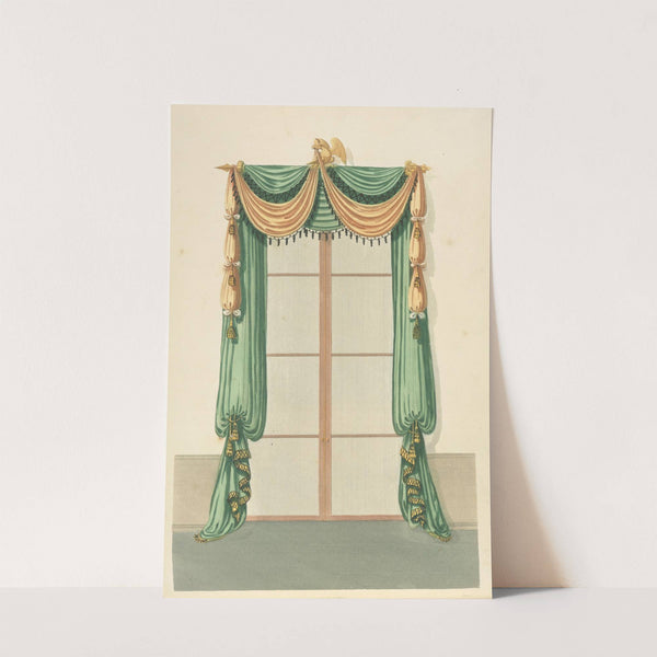 Green and gold drapery 2 by Thomas Sheraton