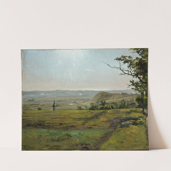 Green Fields near Meissen by Johan Christian Dahl