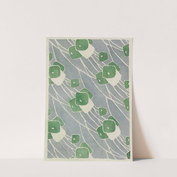 Green Geometric by Hannah Borger Overbeck