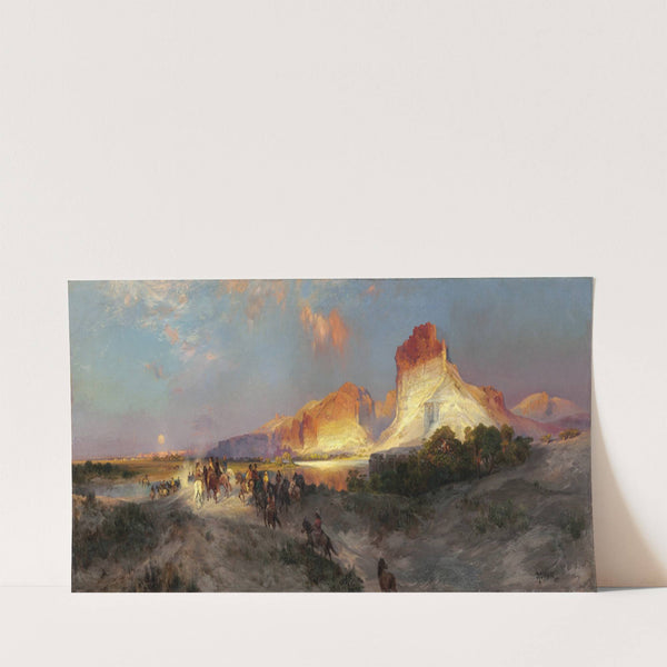 Green River Cliffs (Wyoming_1881) by Thomas Moran