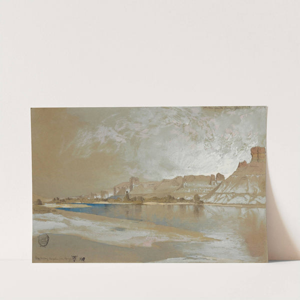 Green River from the Ferry, Wyoming Territory by Thomas Moran