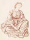 Green Summer – Drapery Study for the Central Figure