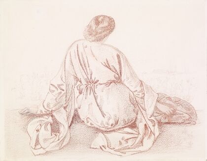 Green Summer – Study of Back of Seated Girl