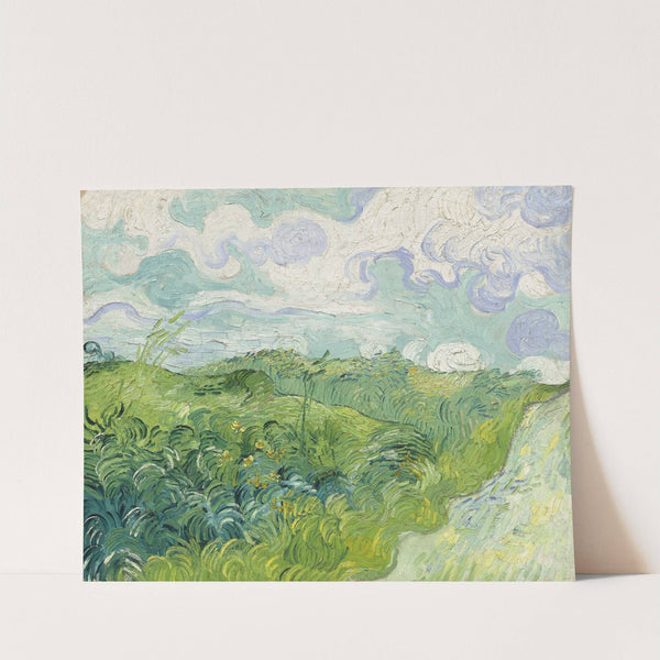 Green Wheat Fields, Auvers (1890) by Vincent van Gogh