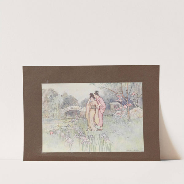 Green Willow and other Japanese fairy tales Pl.02 by Warwick Goble