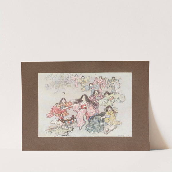 Green Willow and other Japanese fairy tales Pl.16 by Warwick Goble