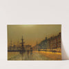 Greenock Harbour at night by John Atkinson Grimshaw